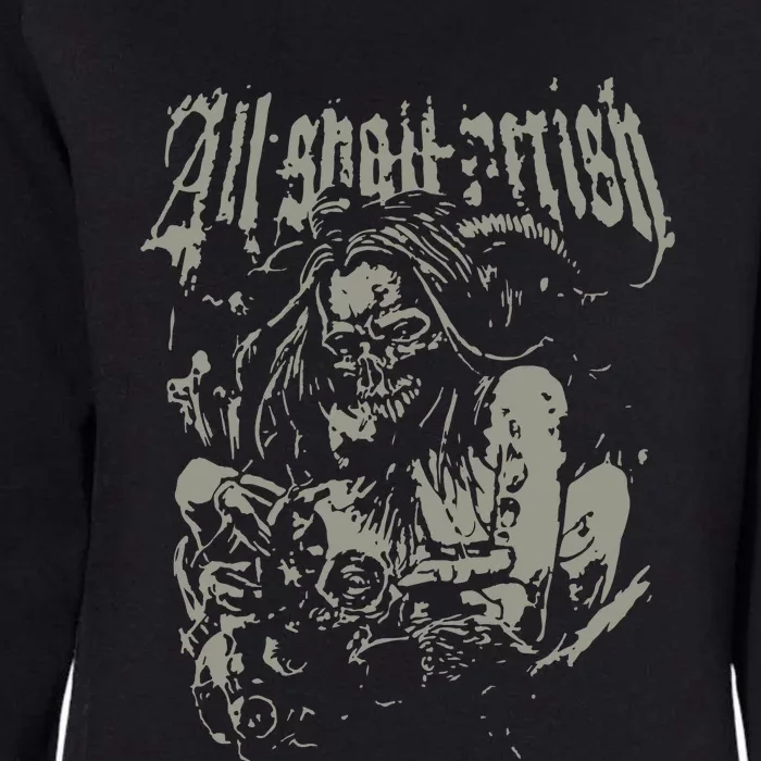 All Shall Perish Bird Flu Womens California Wash Sweatshirt