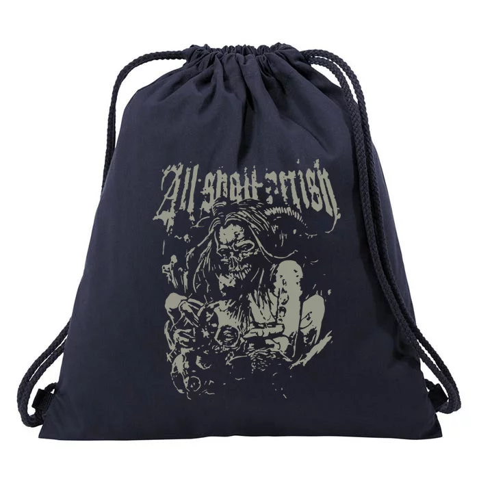 All Shall Perish Bird Flu Drawstring Bag