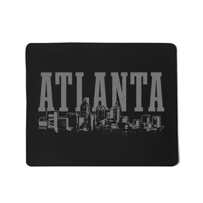 Atlanta Skyline Pride Georgia Vintage Atlanta Mousepad