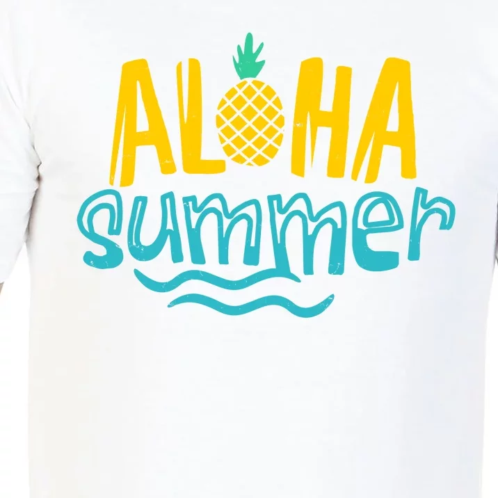 Aloha Summer Pineapple Tropical Comfort Colors T-Shirt