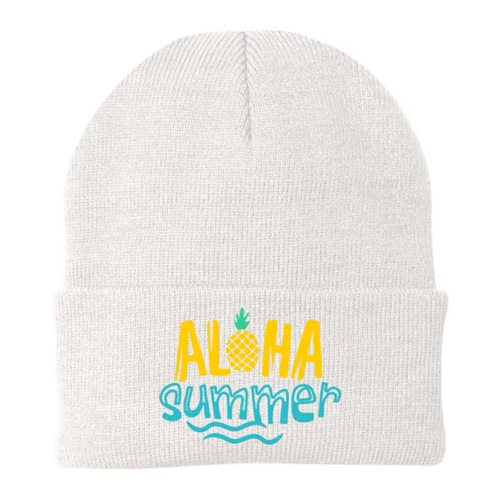 Aloha Summer Pineapple Tropical Knit Cap Winter Beanie