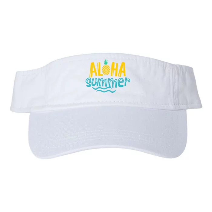 Aloha Summer Pineapple Tropical Valucap Bio-Washed Visor