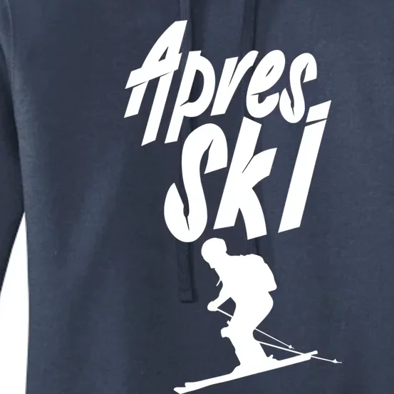 Apres Ski Party Squad Crew Skiing Beer Skier Holiday Gift Women's Pullover Hoodie