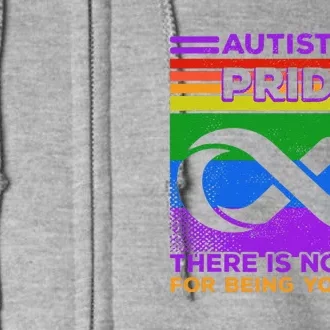 Autistic Spectrum Pride Day Infinity Symbol Autism Awareness Full Zip Hoodie