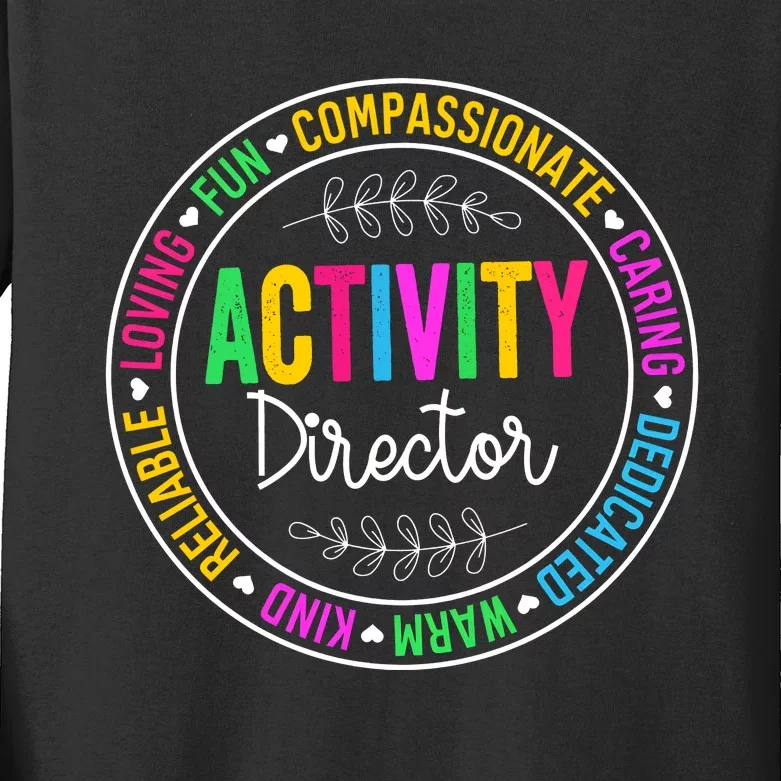 Activity Squad Professionals Week Director Kids Long Sleeve Shirt