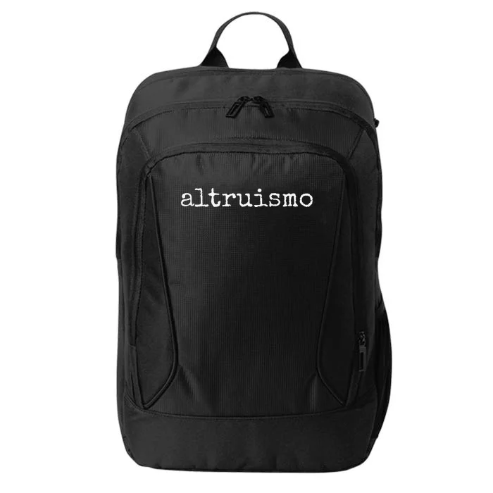 Altruismo Social Psychology Lover Spanish Altruism City Backpack