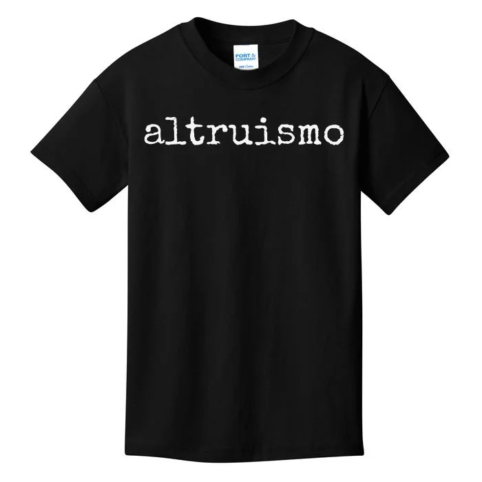 Altruismo Social Psychology Lover Spanish Altruism Kids T-Shirt