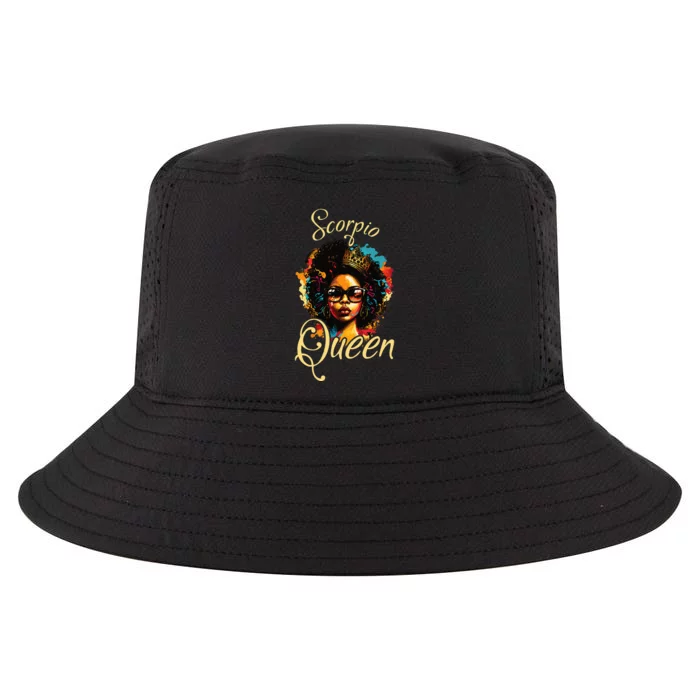 Afro  Scorpio Queen Are Born in October to November Cool Comfort Performance Bucket Hat