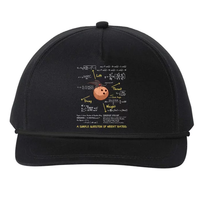 A Simple Question Of Weight Ratios Funny Math Snapback Five-Panel Rope Hat