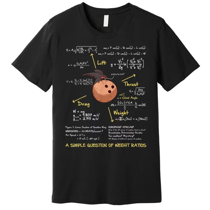 A Simple Question Of Weight Ratios Funny Math Premium T-Shirt