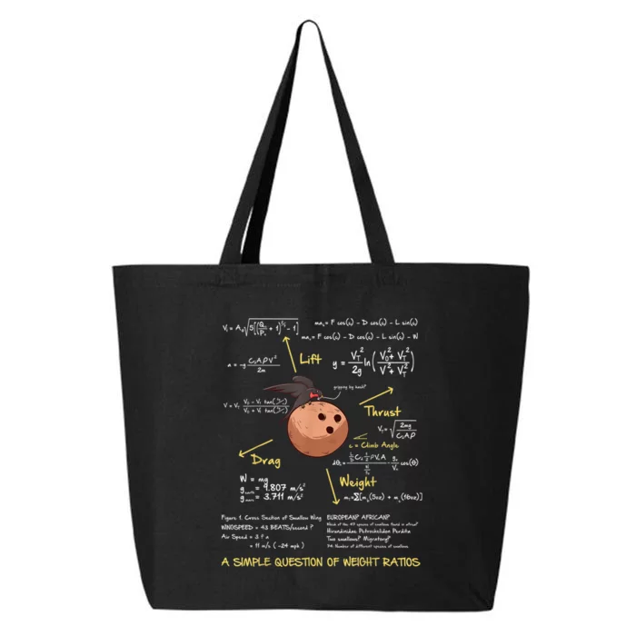 A Simple Question Of Weight Ratios Funny Math 25L Jumbo Tote