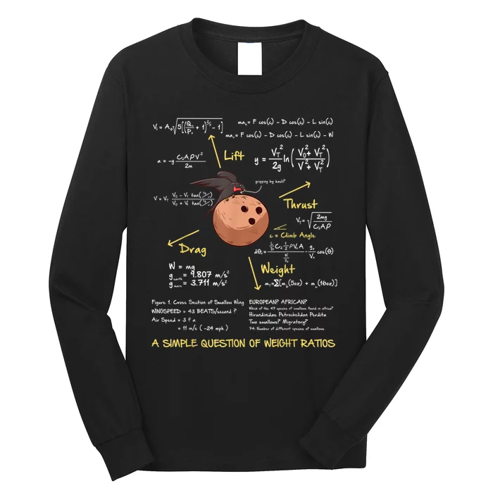 A Simple Question Of Weight Ratios Funny Math Long Sleeve Shirt