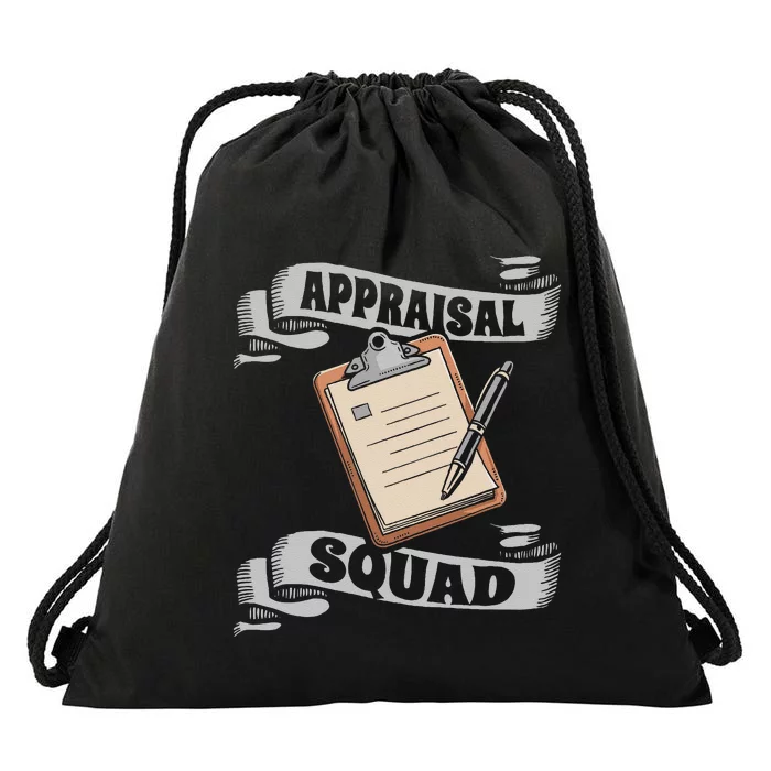 Assessor Squad Review Evaluation Appraisal Assessor Drawstring Bag