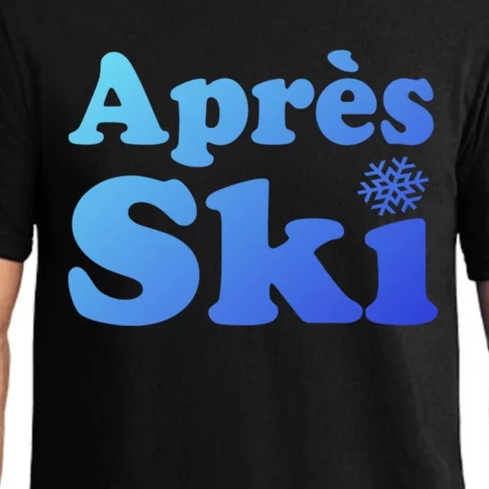 Apres Ski Retro Style Snowflake Gift Pajama Set