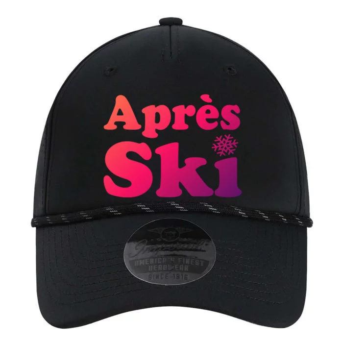 Apres Ski Retro Style Snowflake Gift Performance The Dyno Cap