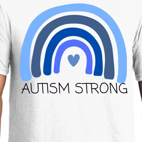 Autism Strong Rainbow Pajama Set