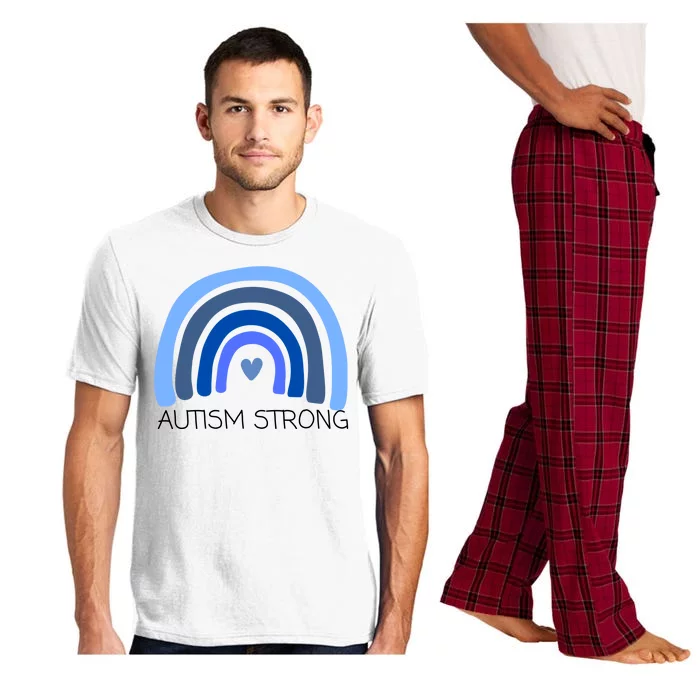 Autism Strong Rainbow Pajama Set