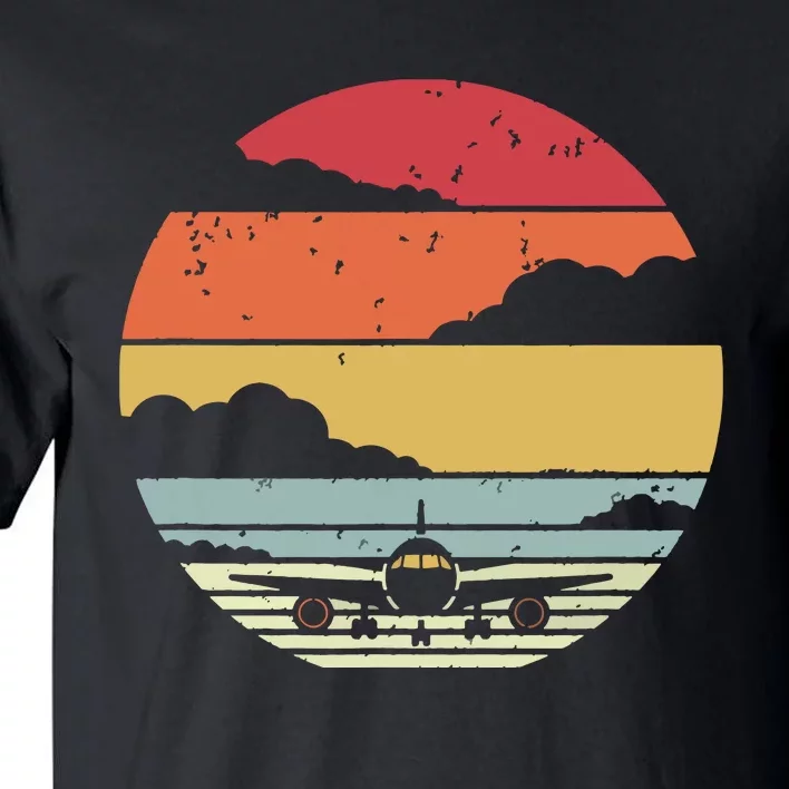 Airplane Shirts Retro Style Pilot Tall T-Shirt