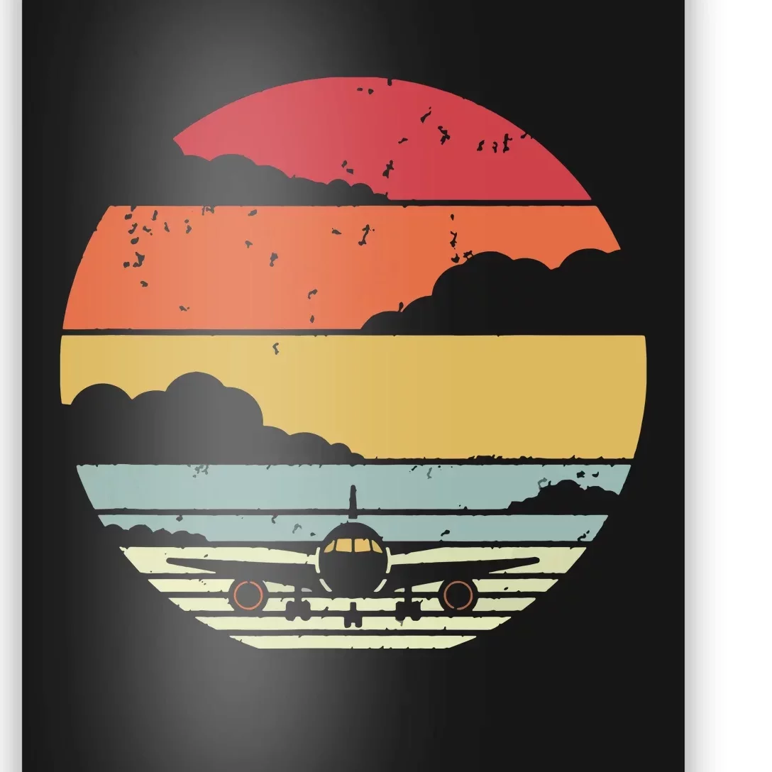 Airplane Shirts Retro Style Pilot Poster