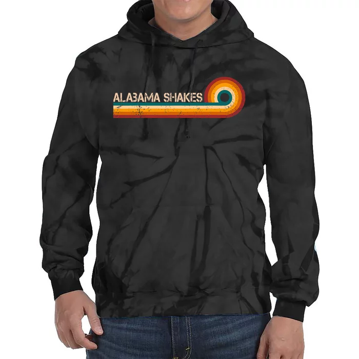 Alabama Shakes Retro Stripes Musician Vintage Tie Dye Hoodie