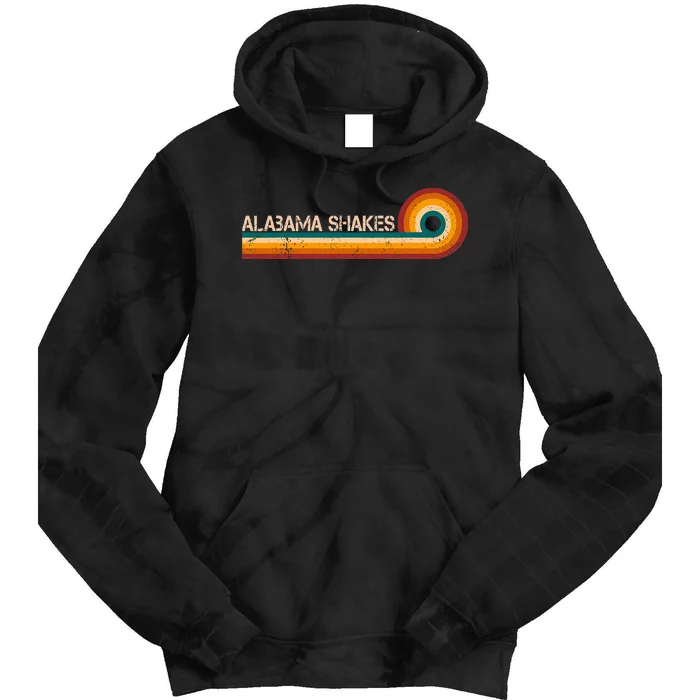 Alabama Shakes Retro Stripes Musician Vintage Tie Dye Hoodie