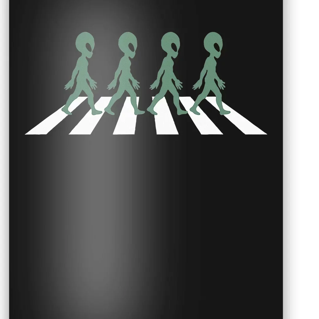 Alien Silhouette Road I Aliens Ufo Area 51 Roswell Poster