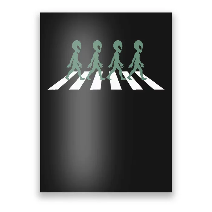 Alien Silhouette Road I Aliens Ufo Area 51 Roswell Poster