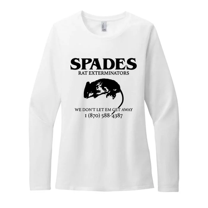 Aciano Spades Rat Exterminators We DonT Let Em Get Away Womens CVC Long Sleeve Shirt