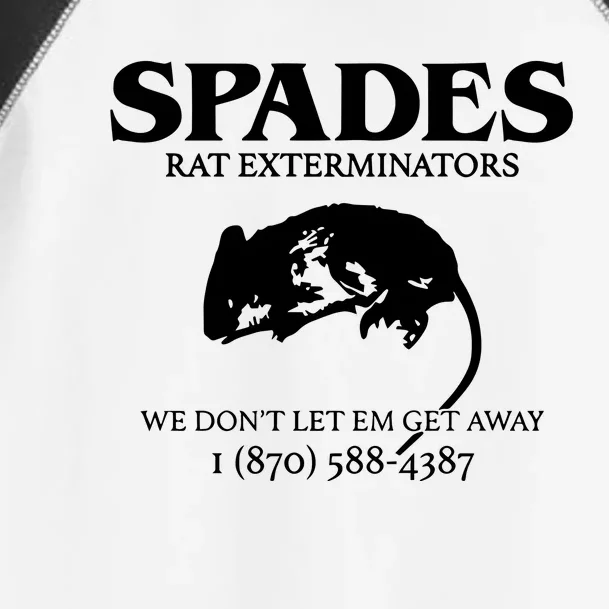 Aciano Spades Rat Exterminators We DonT Let Em Get Away Toddler Fine Jersey T-Shirt