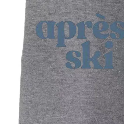 Après Ski Retro Winter Sports Funny Gift Doggie 3-End Fleece Hoodie