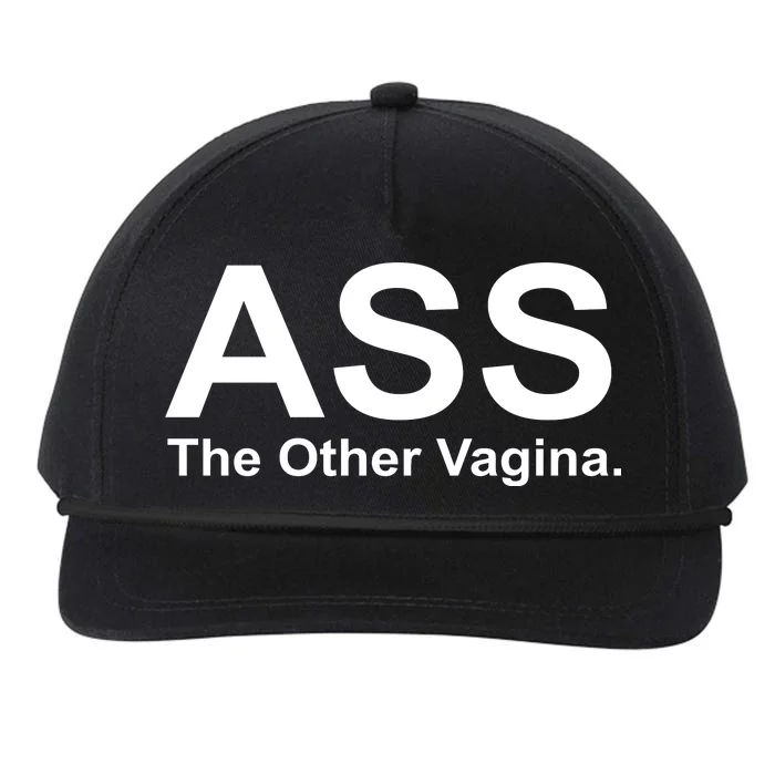 Ass The Other Vagina Snapback Five-Panel Rope Hat