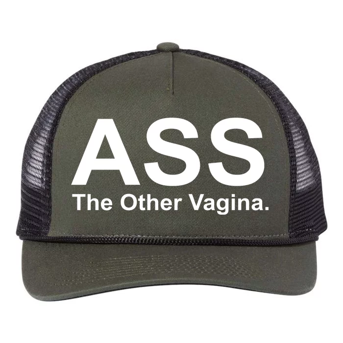 Ass The Other Vagina Retro Rope Trucker Hat Cap