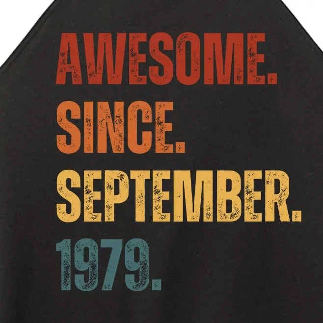 Awesome Since September 1979 44 Years Old Gift 44th Birthday Women’s Perfect Tri Rocker Tank