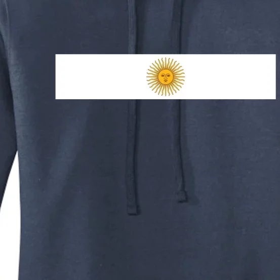 Argentine Simple Stripe Flag Women's Pullover Hoodie