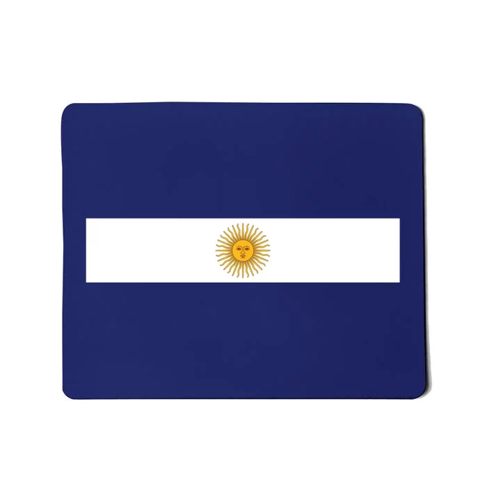 Argentine Simple Stripe Flag Mousepad