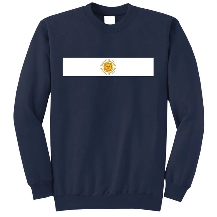 Argentine Simple Stripe Flag Tall Sweatshirt