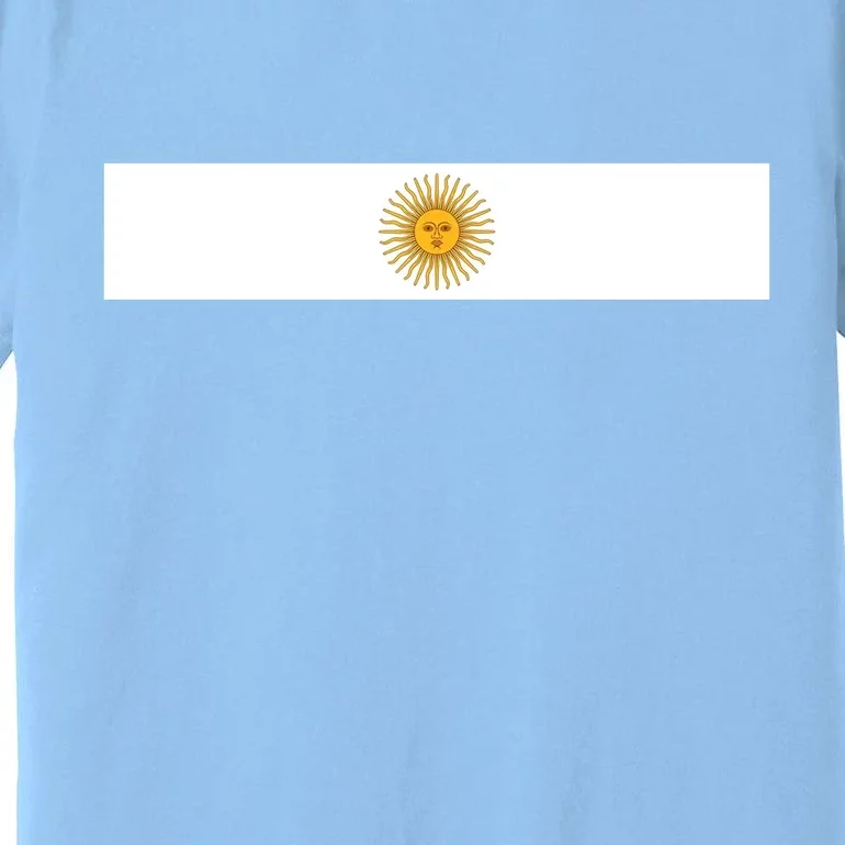 Argentine Simple Stripe Flag Premium T-Shirt