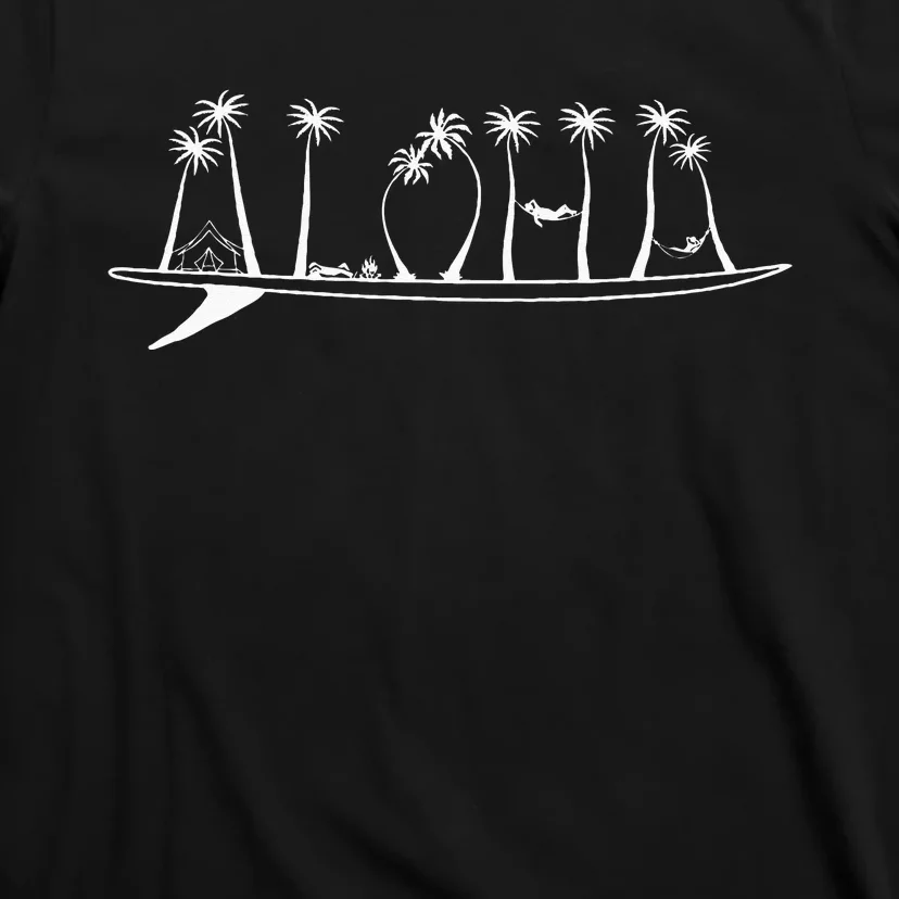 ALOHA Surfboard Surfing Gift T-Shirt