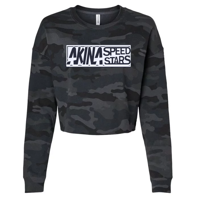 Akina Speed Stars Cropped Pullover Crew