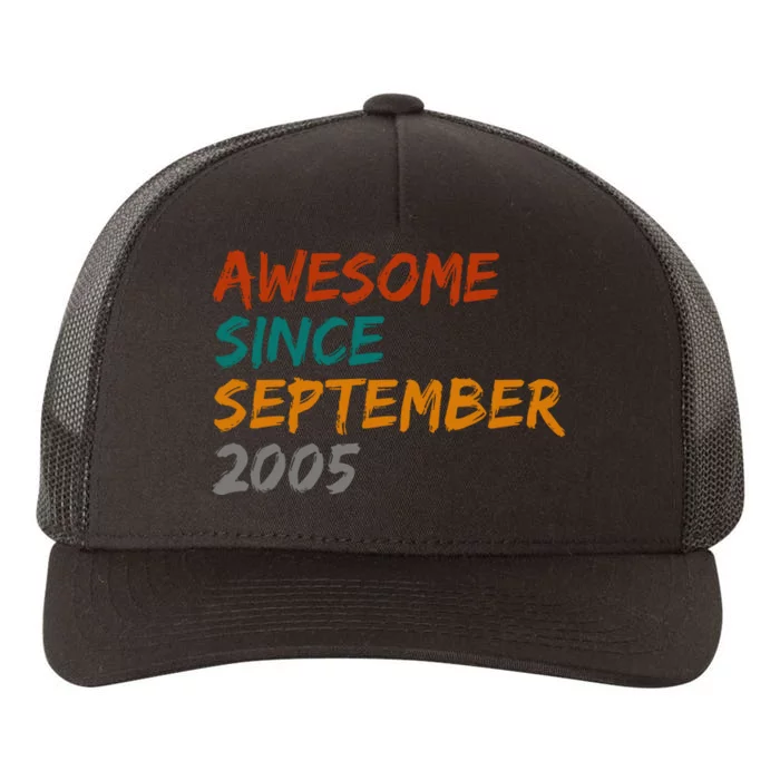 Awesome Since September 2005 Yupoong Adult 5-Panel Trucker Hat