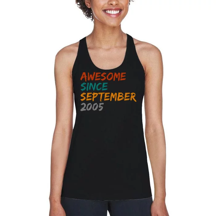 Awesome Since September 2005 Women's Racerback Tank