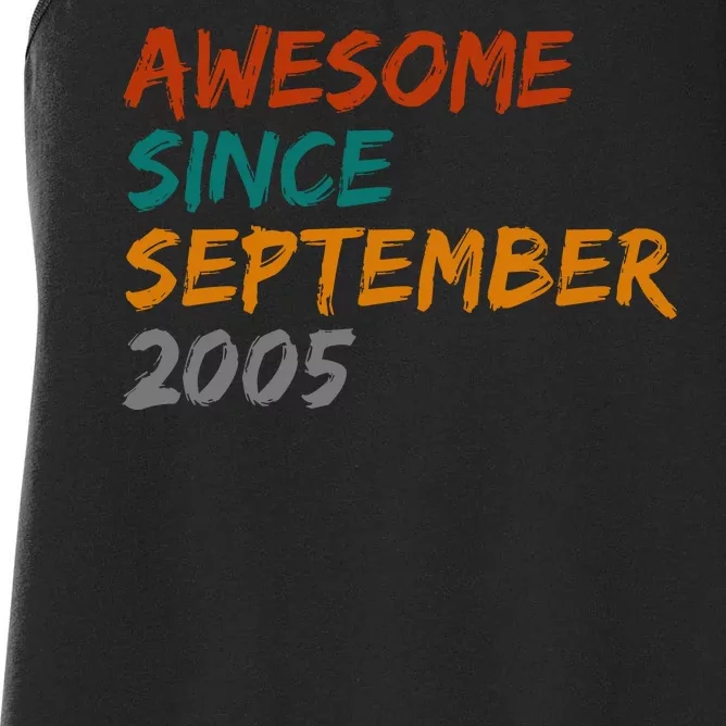 Awesome Since September 2005 Women's Racerback Tank