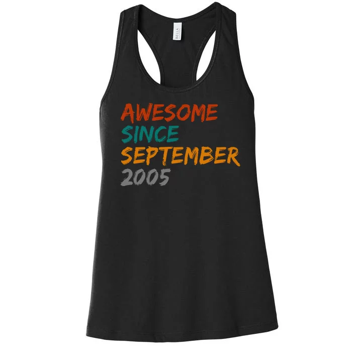 Awesome Since September 2005 Women's Racerback Tank