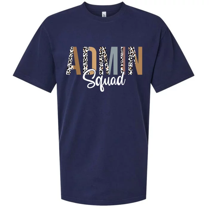 Admin Squad School Admin Assistant Principal Administrator Sueded Cloud Jersey T-Shirt