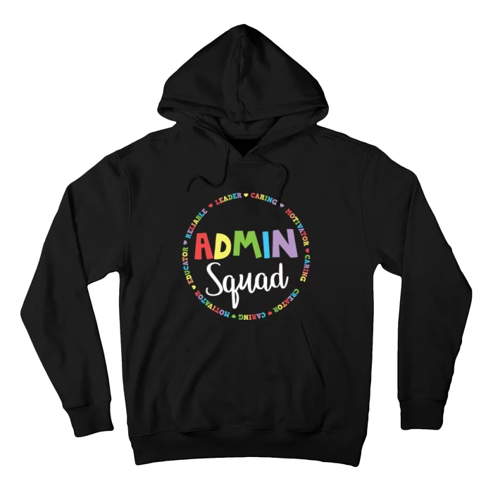 Admin Squad School Assistant Principal Crew Administrator Hoodie