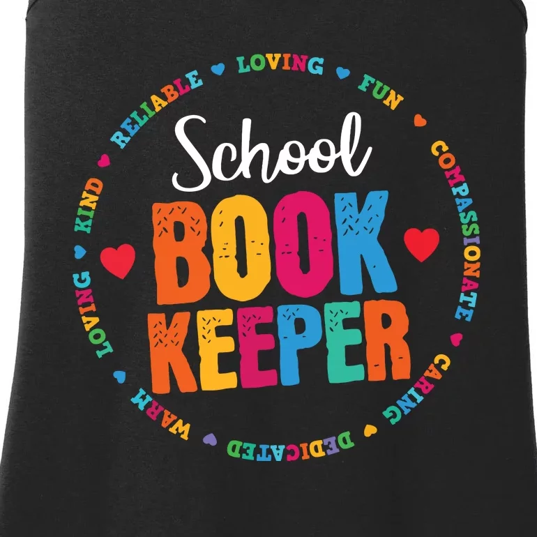 Admin Squad School Assistant Principal School Bookkeeper Ladies Essential Tank