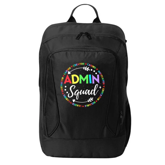 Admin Squad School Assistant Principal Administrator Crew City Backpack