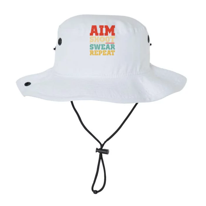 Aim Shoot Swear Repeat Funny Pool Billiards Player 8 Ball Gift Legacy Cool Fit Booney Bucket Hat