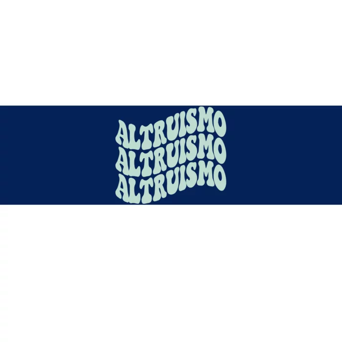 Altruismo School Spirit Wavy Stacked Bumper Sticker