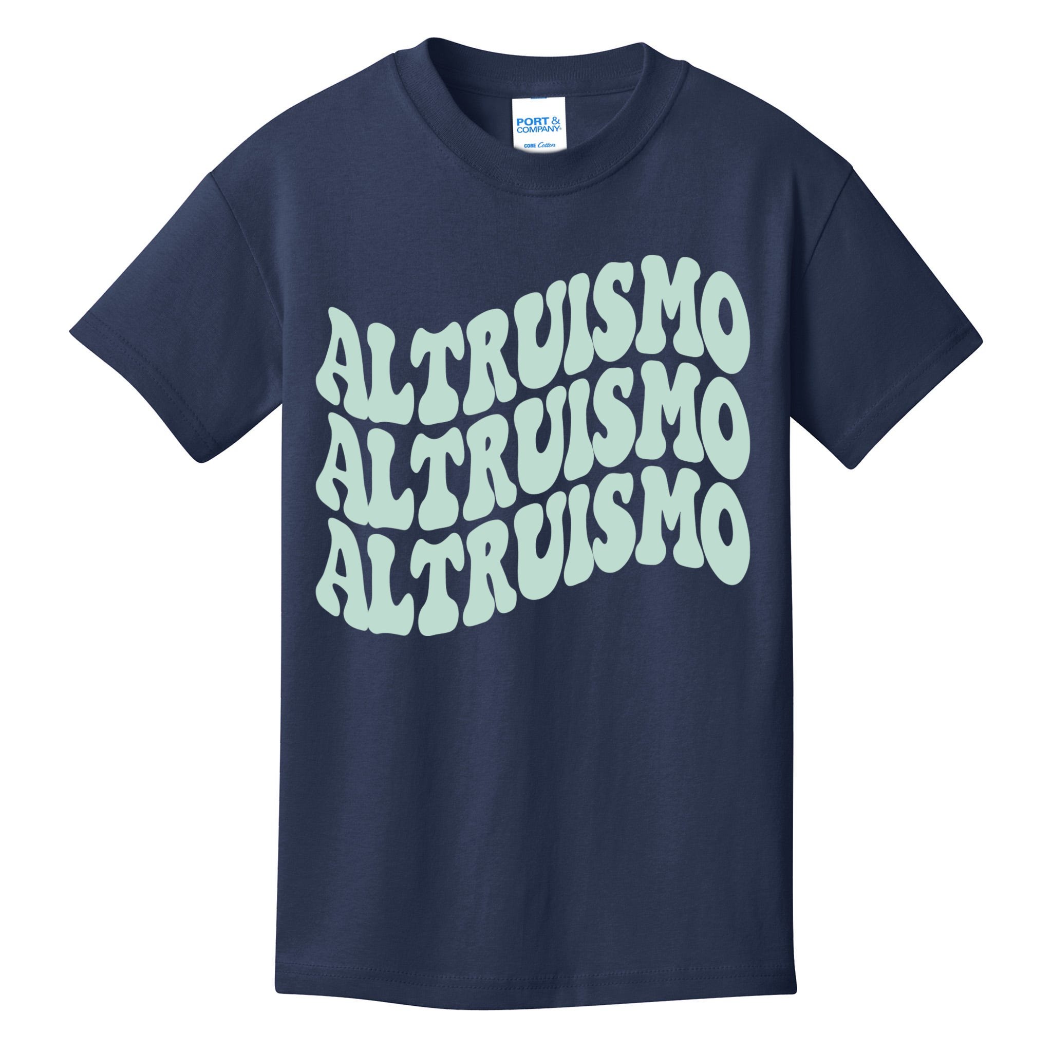 Altruismo School Spirit Wavy Stacked Kids T-Shirt